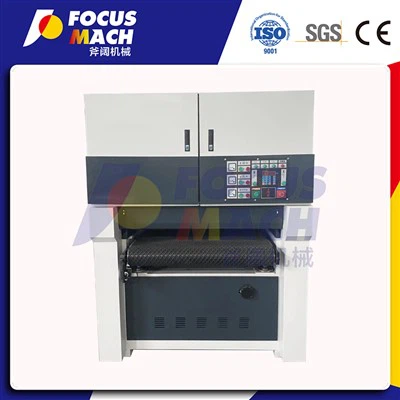 Máquina de lixagem calibrando de cinto largo